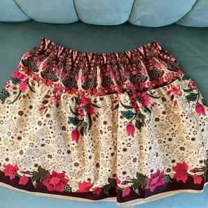 Custom Made Batik Mini Skirt